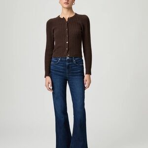 PAIGE Dark Blue Flare Jeans